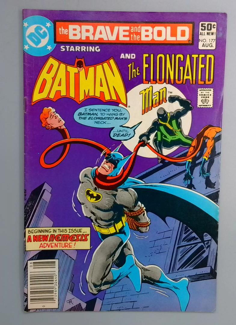 Brave and the Bold #177 Batman and the Elongated Man Newsstand DC 1981