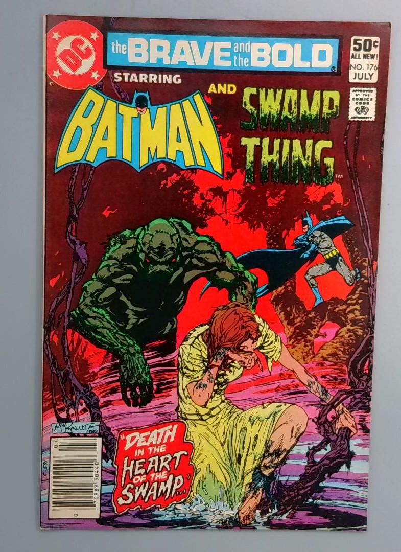 Brave and the Bold #176 Batman and the Swamp Thing Newsstand DC 1981