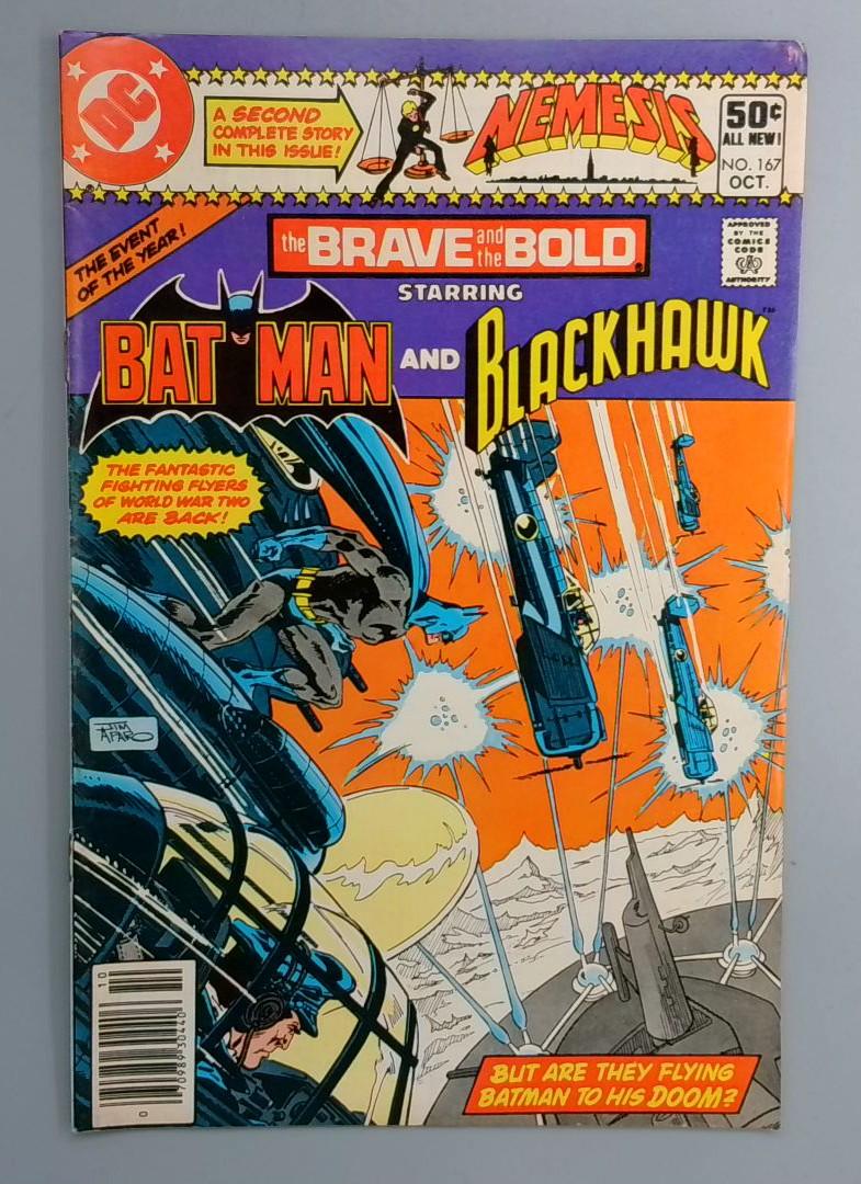 Brave and the Bold #167 Batman and Blackhawk Newsstand Edition DC 1980