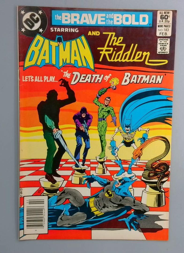 Brave and the Bold #183 Batman and the Riddler Newsstand Edition DC 1982
