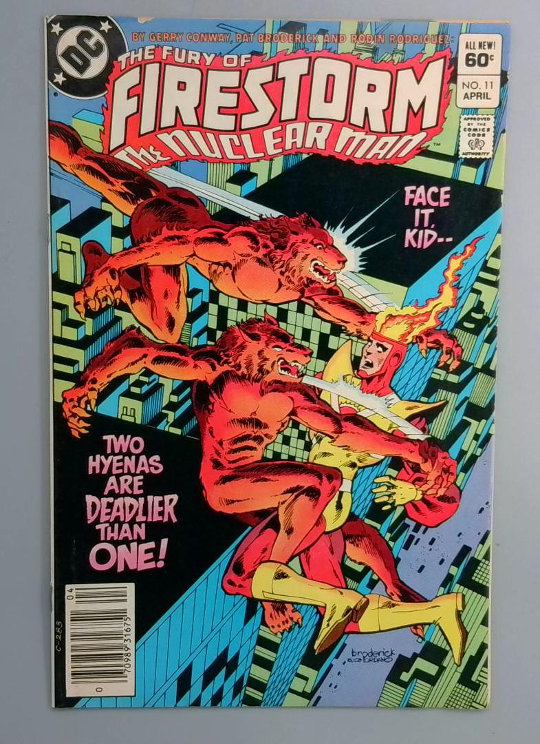Fury of Firestorm #11b Newsstand Edition DC 1983