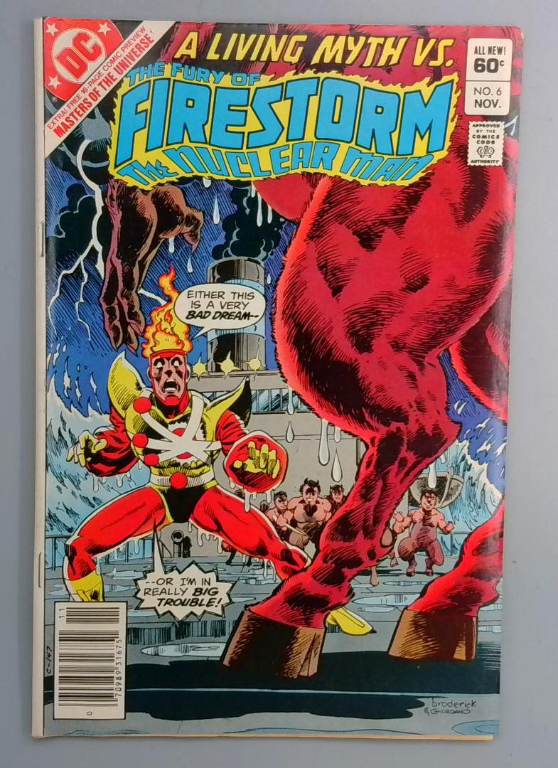 Fury of Firestorm #6 16-Page Masters of the Universe Preview Newsstand
