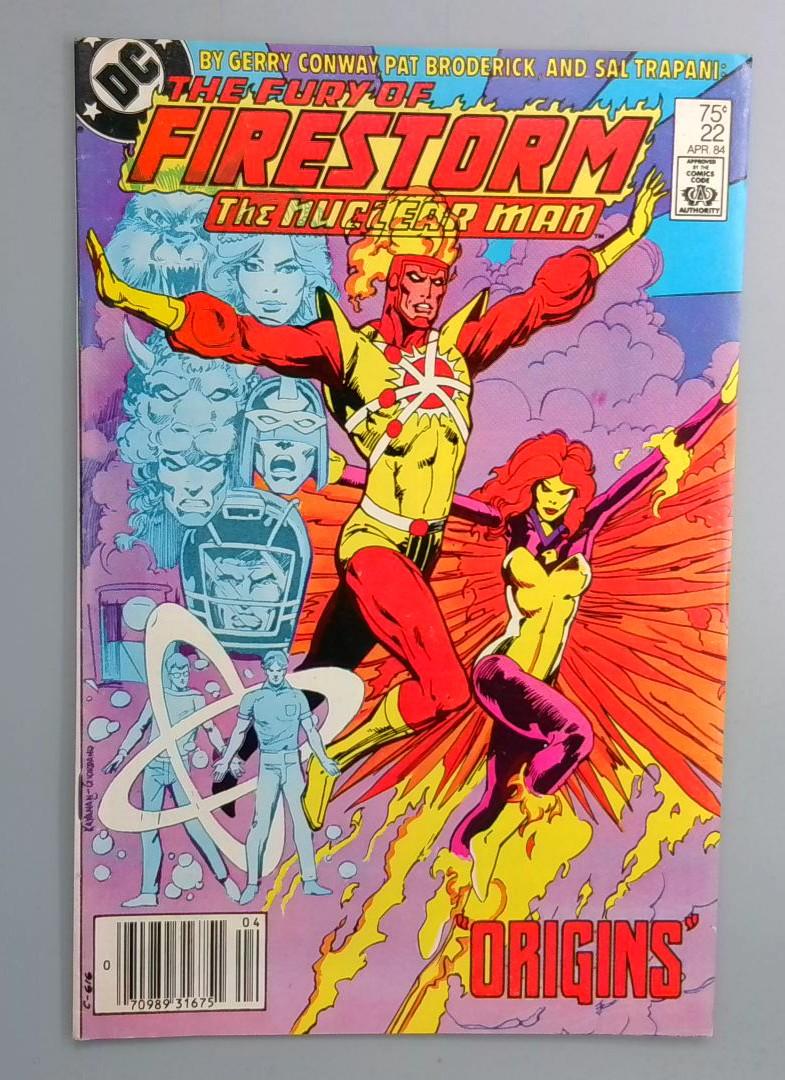 Fury of Firestorm #22b Newsstand Edition DC 1984