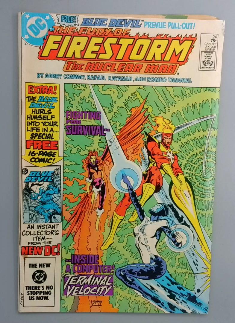 Fury of Firestorm #24 1st Blue Devil DC 1984
