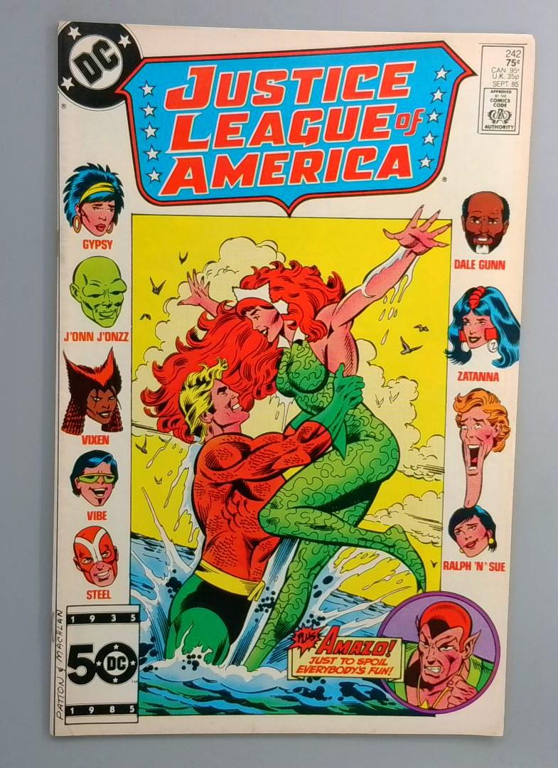 Justice League of America #242 Direct Edition DC 1985