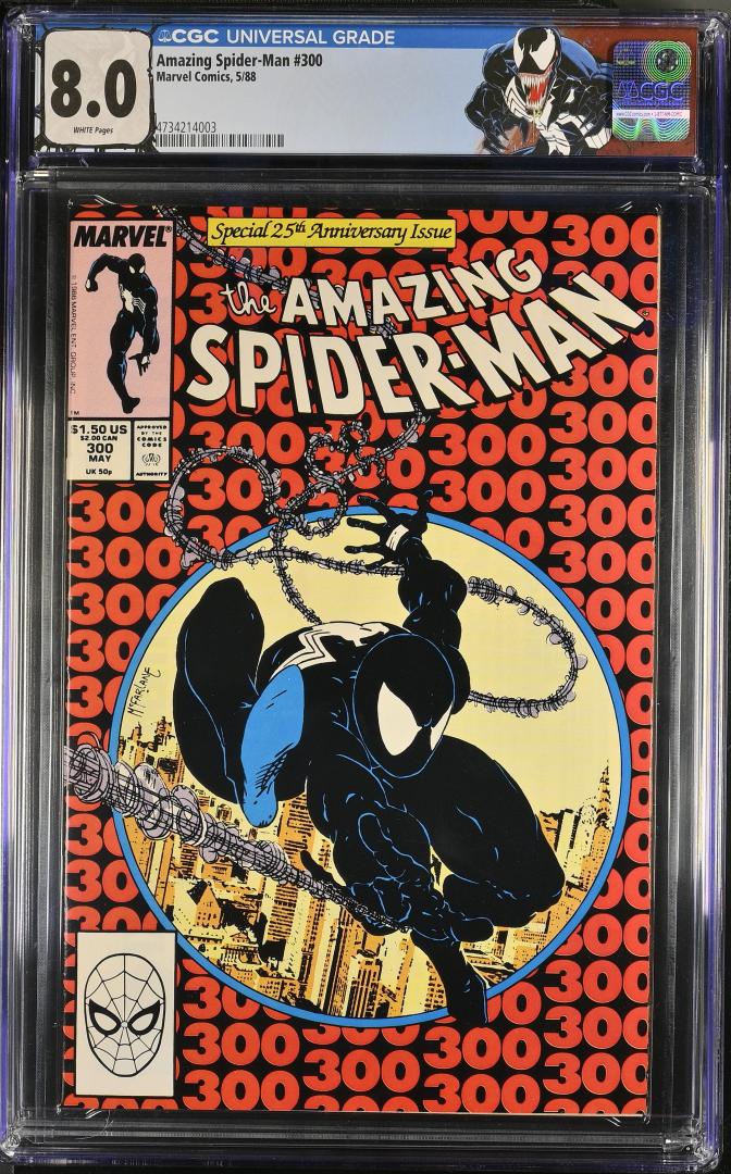 The Amazing Spider-Man #300 CGC 8.0 1st Full Appearance of Venom Eddie Brock