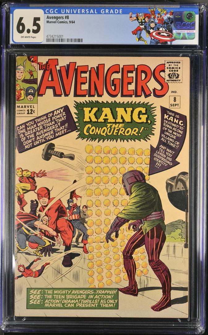 Avengers #8 CGC 6.5 1st Appearance and Origin of Kang the Conqueror Marvel 1964