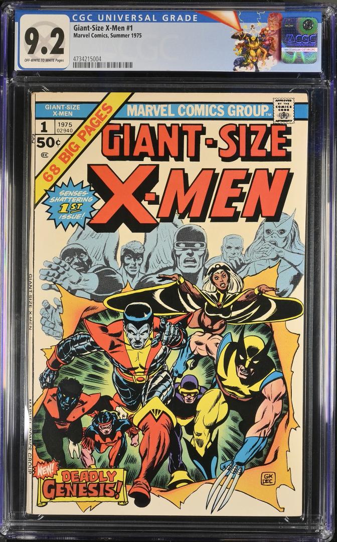 Giant-Size X-Men #1 CGC 9.2 1st Appearance of New X-Men Team Marvel 1975
