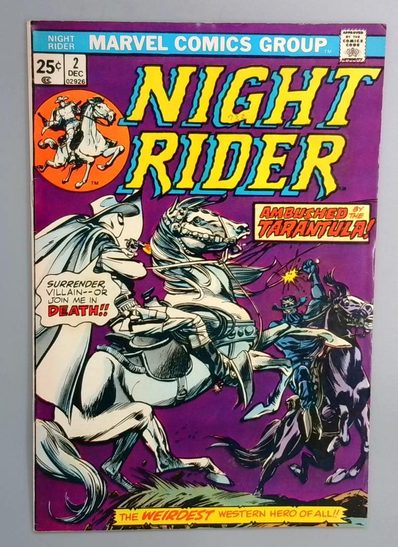 Night Rider #2 Marvel Comics December 1974