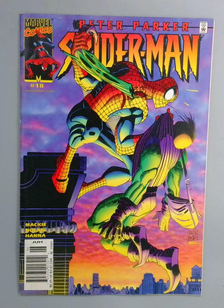Peter Parker: Spider-Man #18 VF Green Goblin Newsstand Marvel 2000