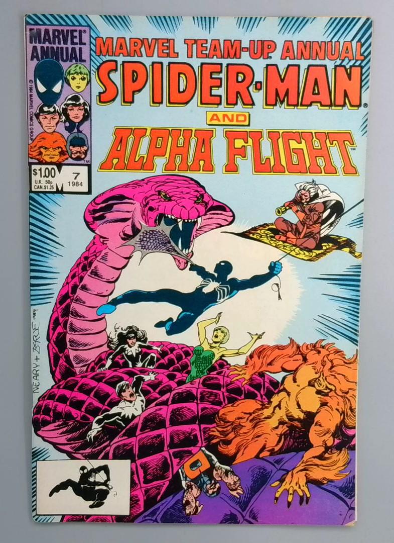 Marvel Team-Up Annual #7 VF Spider-Man and Alpha Flight Marvel 1984