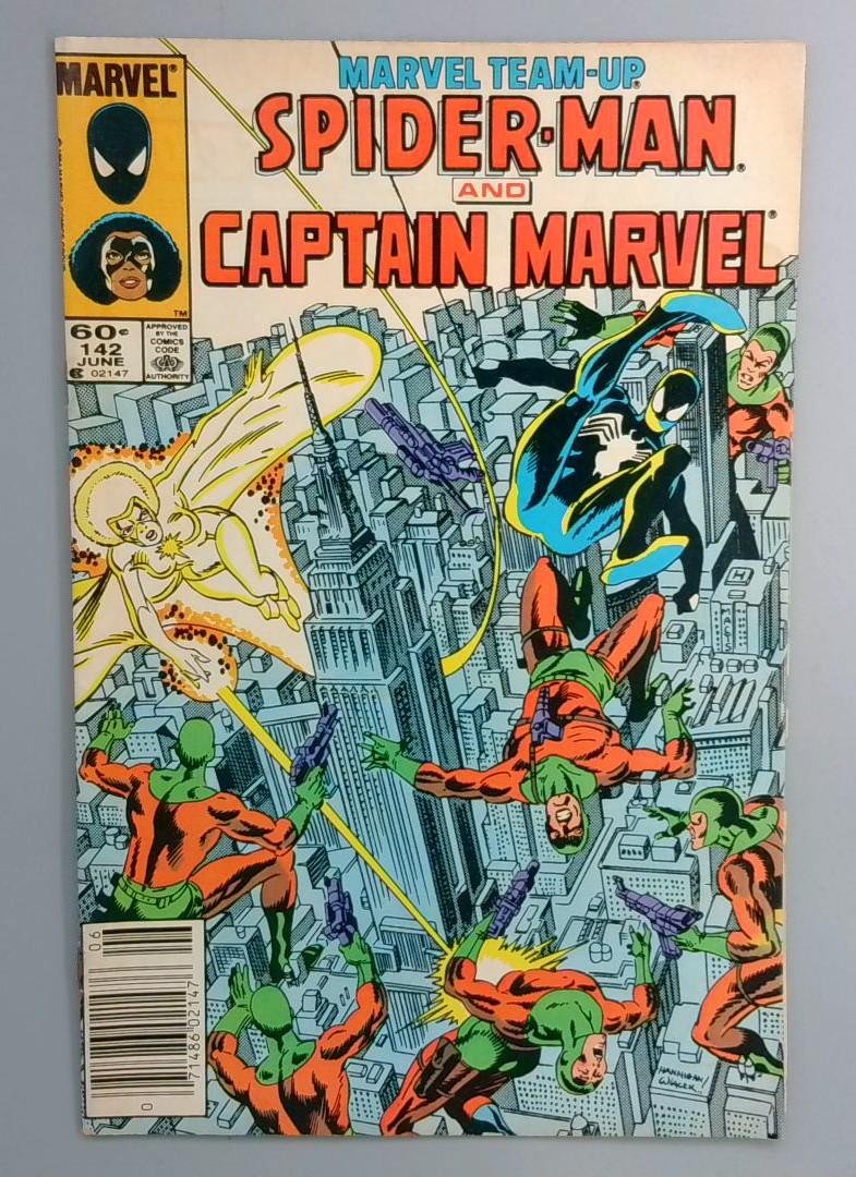 Marvel Team-Up #142 VF Newsstand Marvel 1984