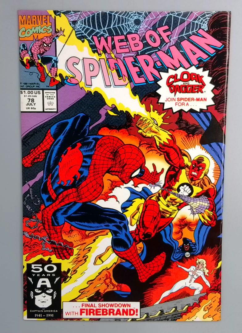 Web of Spider-Man #78 Direct Edition Marvel 1991