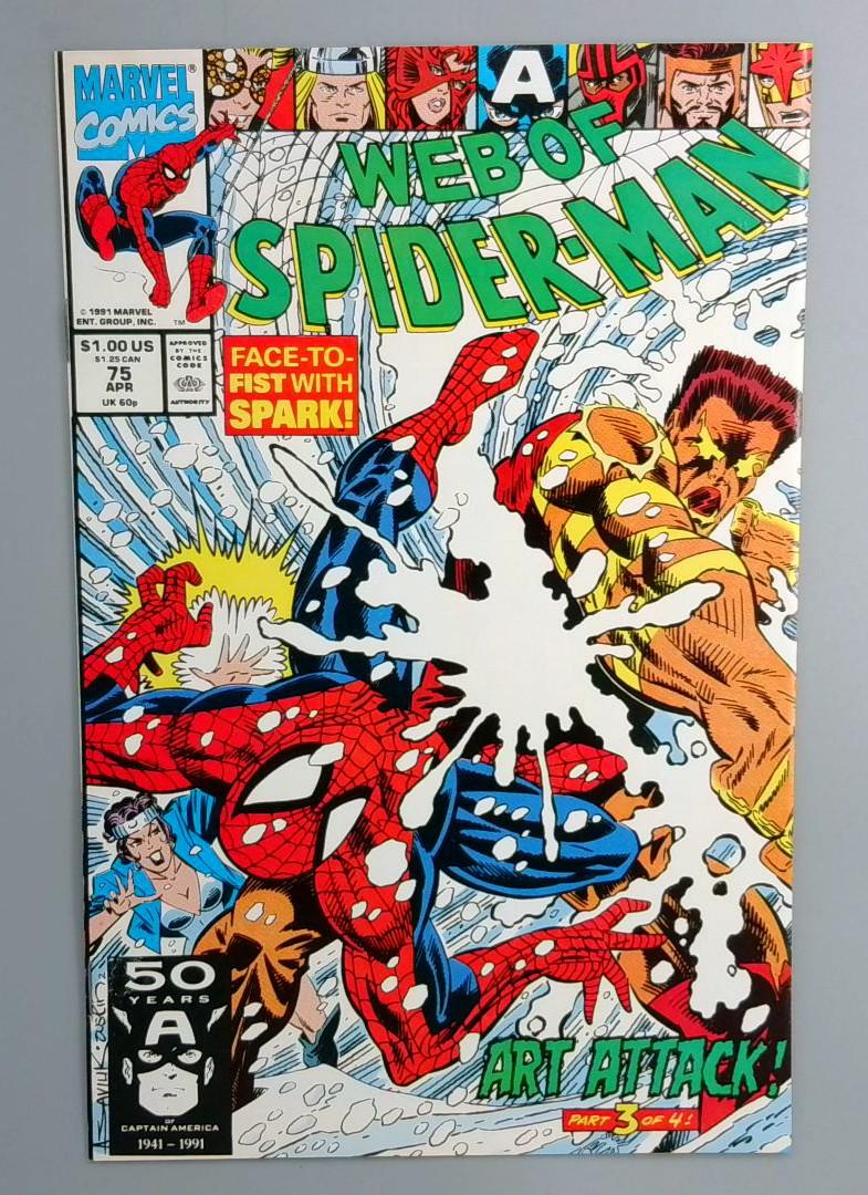 Web of Spider-Man #75 VF Marvel 1991