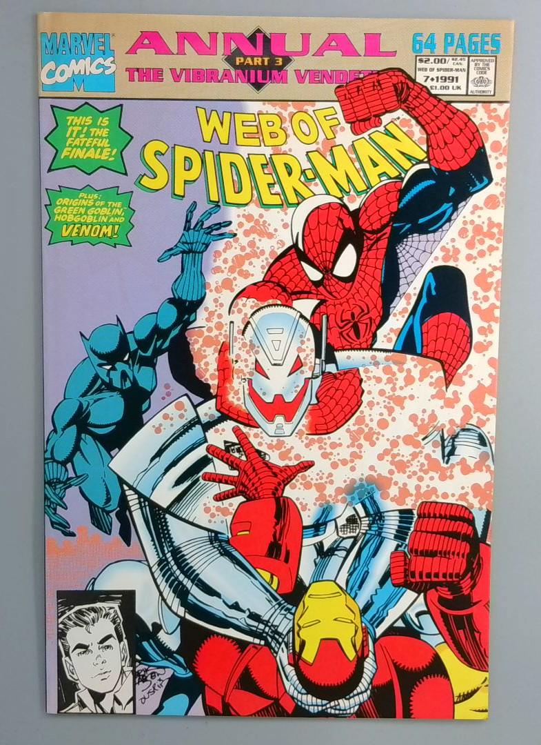Web of Spider-Man Annual #7 VF/NM Marvel 1991