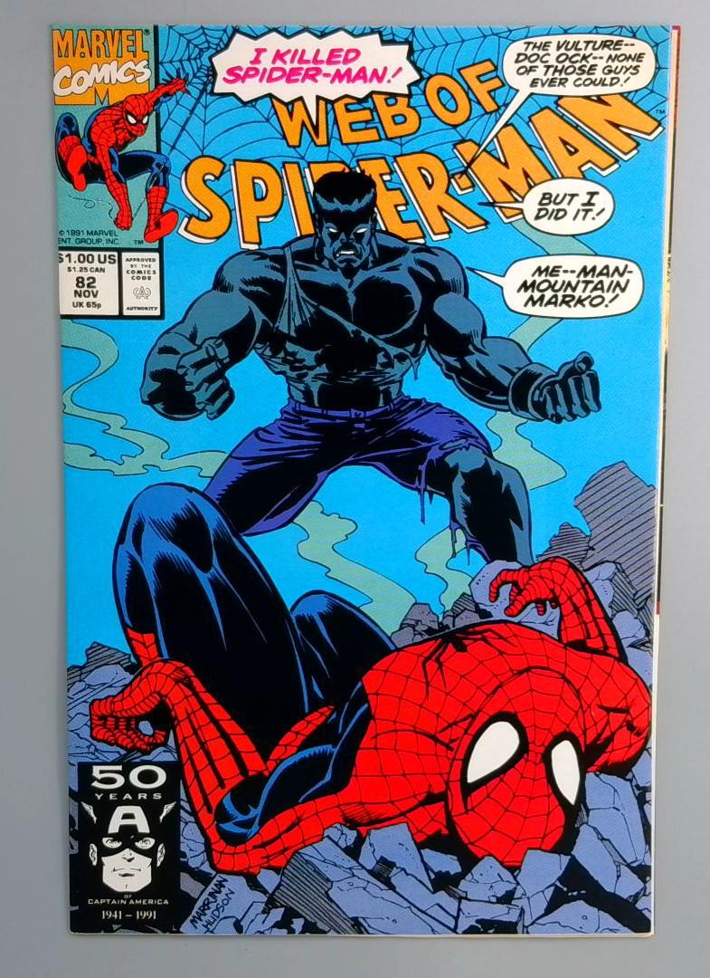 Web of Spider-Man #82 VF+ Marvel 1991