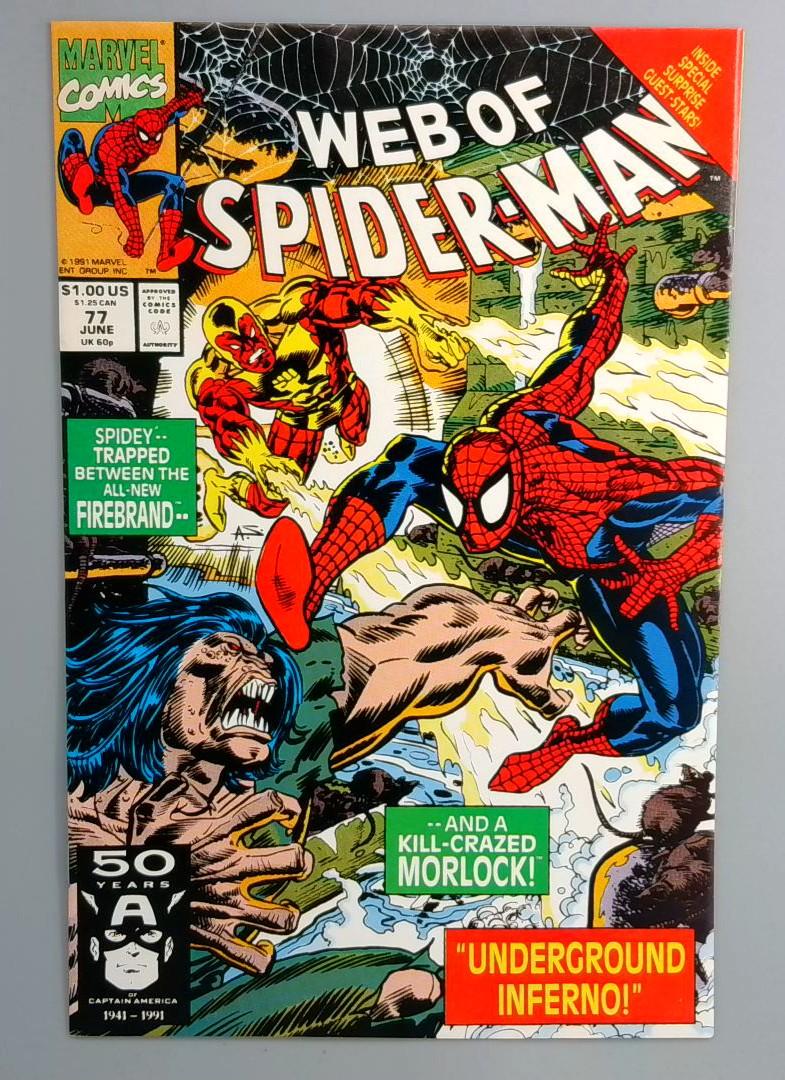 Web of Spider-Man #77 Direct Edition Marvel 1991