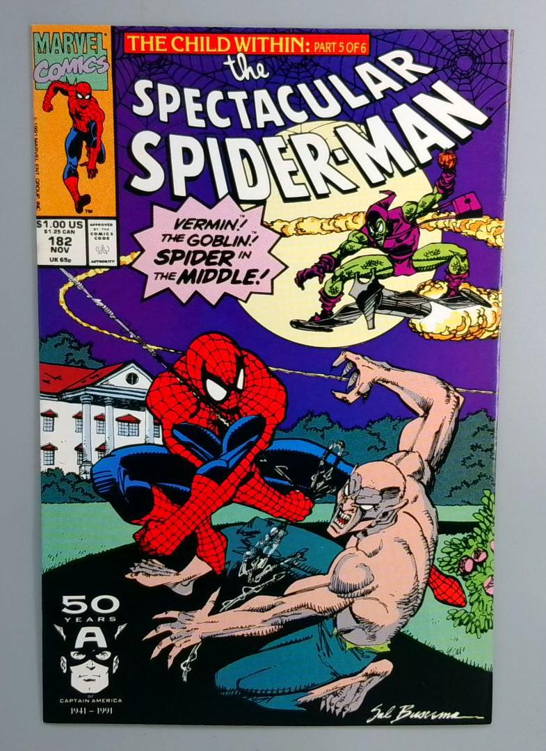 Spectacular Spider-Man #182 Direct Edition Marvel 1991