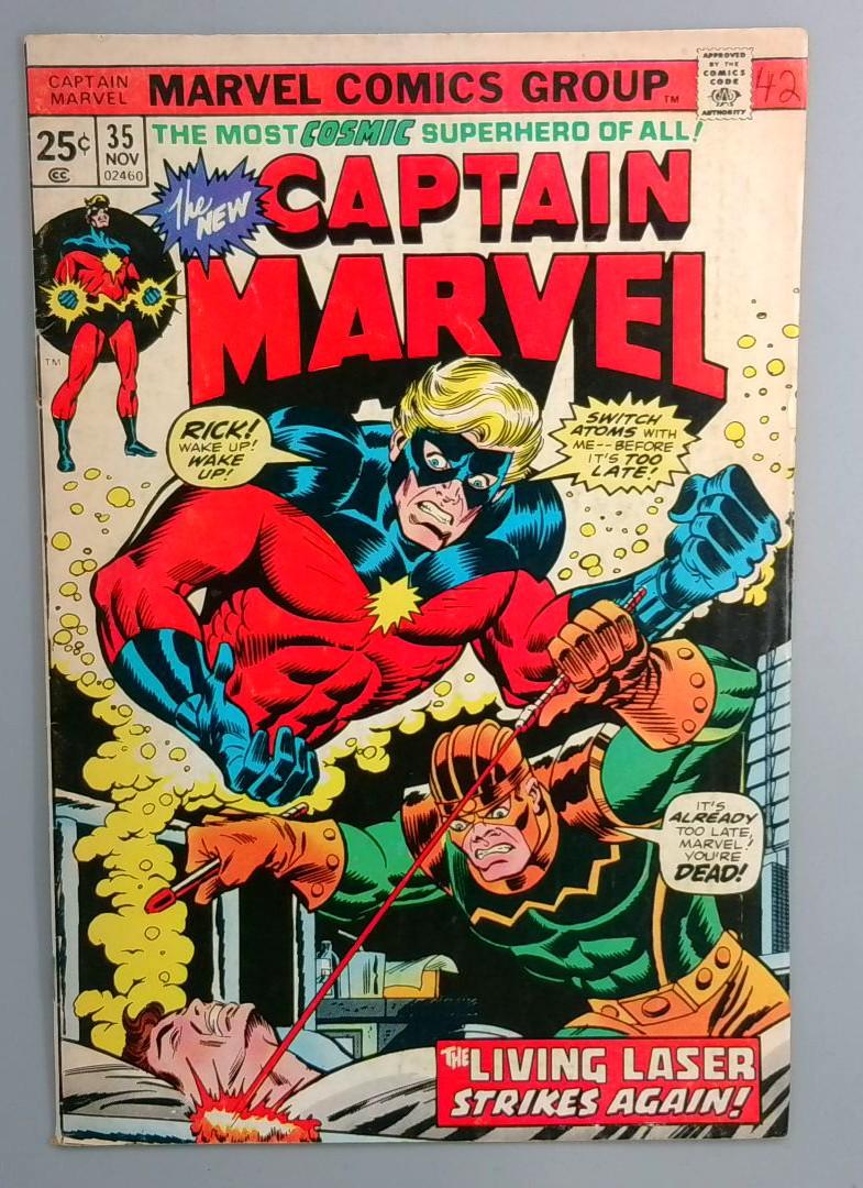 Captain Marvel #35 No MVS Marvel 1974