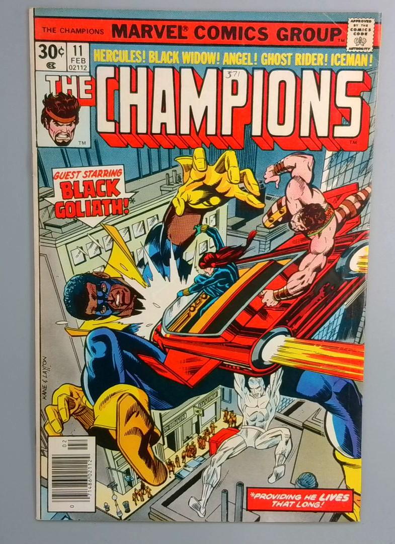 Champions #11 Black Goliath Bill Foster Appearance Marvel 1977