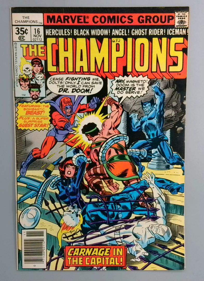 Champions #16 VF+ Doctor Doom Marvel 1977