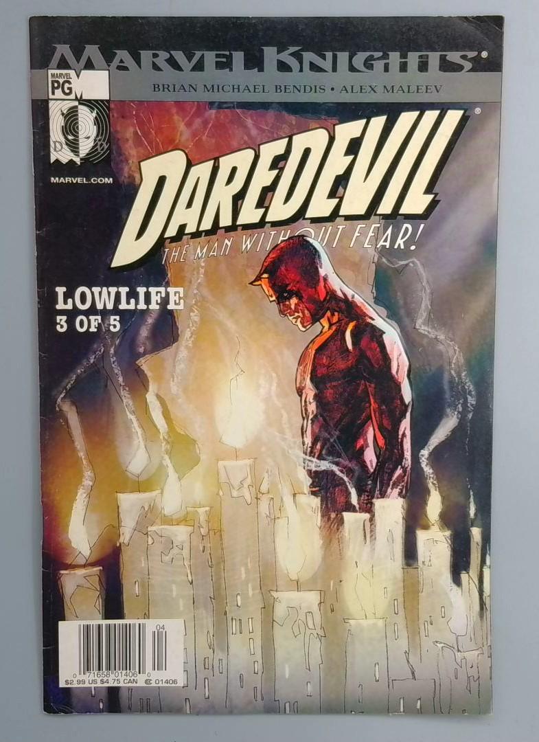 Daredevil #43 Newsstand, no price on Cover, Marvel 2004
