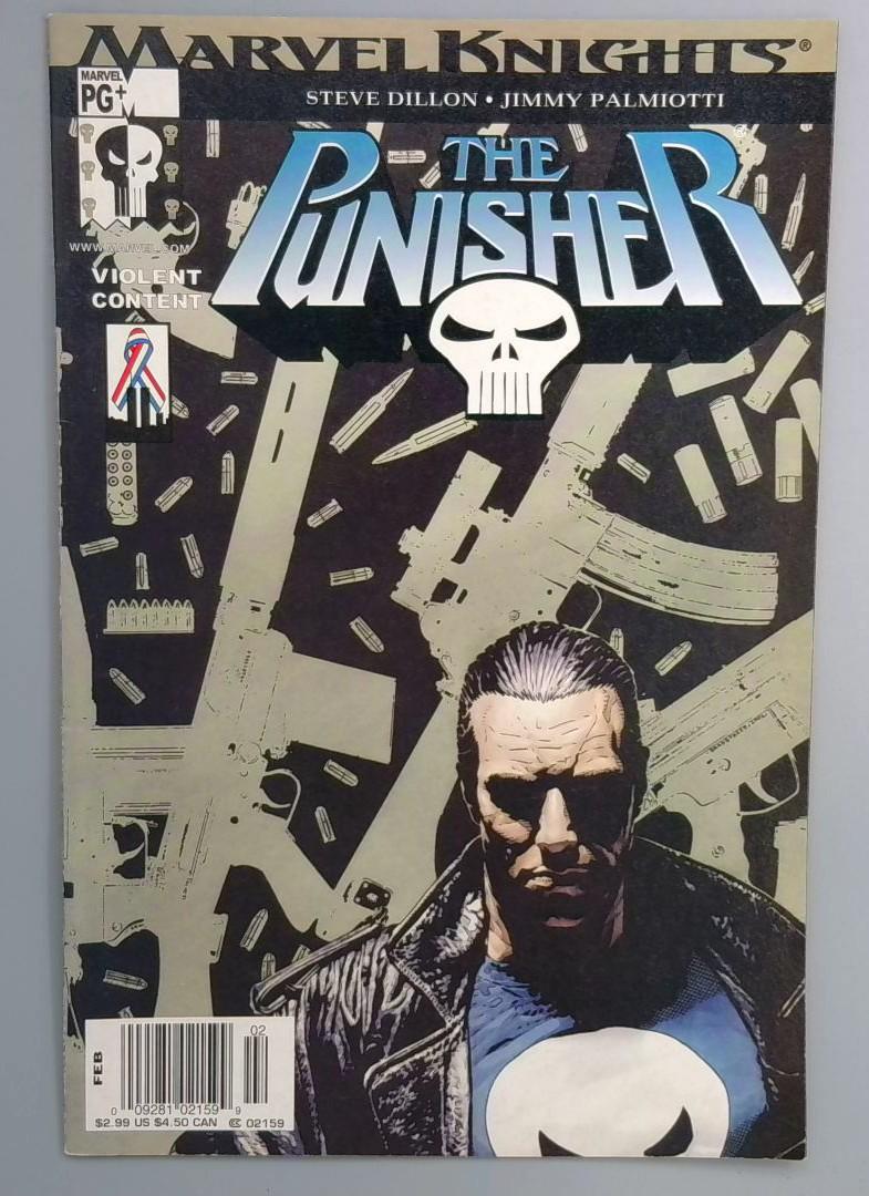 Punisher #7 VF No Number on Cover, Newsstand Marvel 2002
