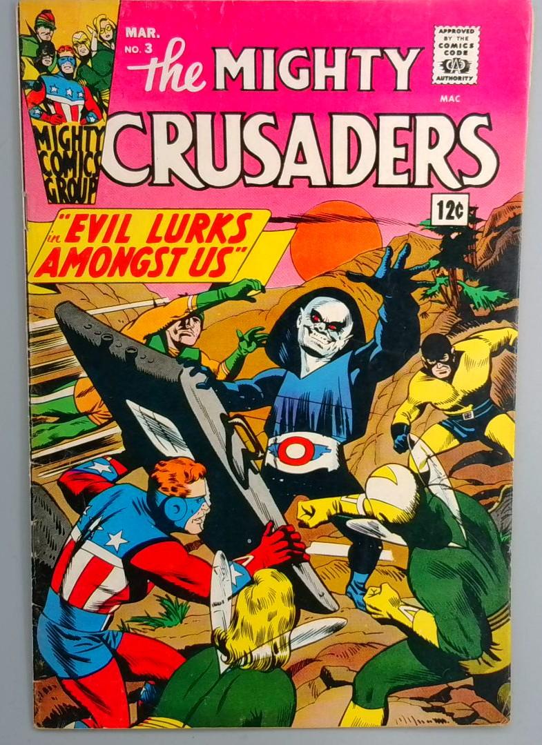 The Mighty Crusaders #3 FN- Mighty Comics Group March 1966