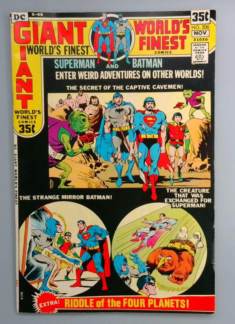 World's Finest Comics #206 DC Comics November 1971