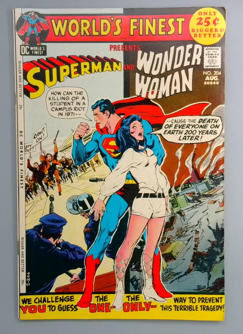 Worlds Finest Comics #204 VF+ DC 1971