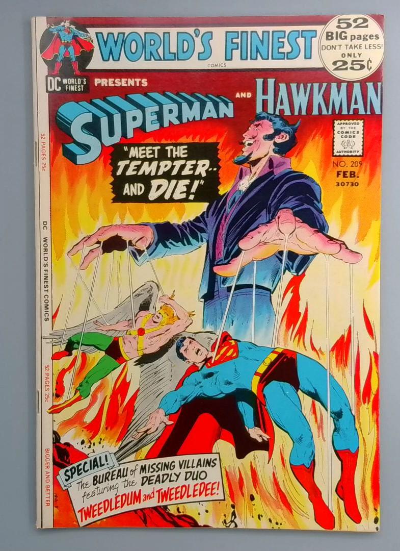 Worlds Finest Comics #209 VF/NM DC 1972