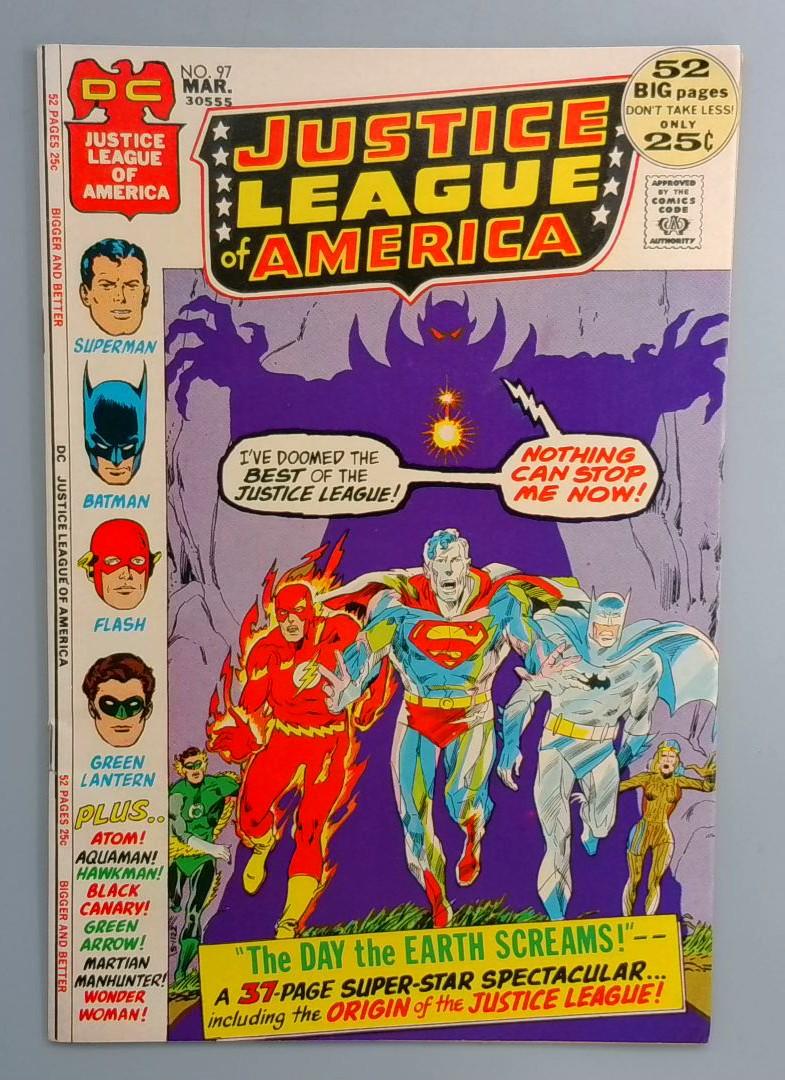 Justice League of America #97 VF+ DC Comics 1972
