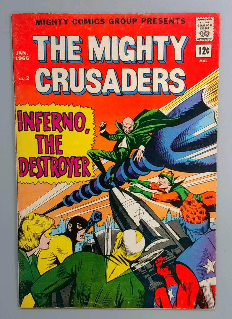 Mighty Crusaders #2 VG/FN Mighty Comics Group 1966