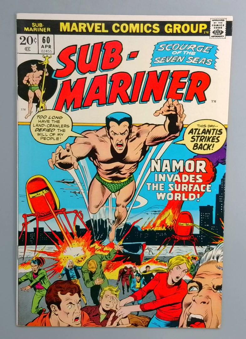 Sub-Mariner #60 VF+ Marvel 1973