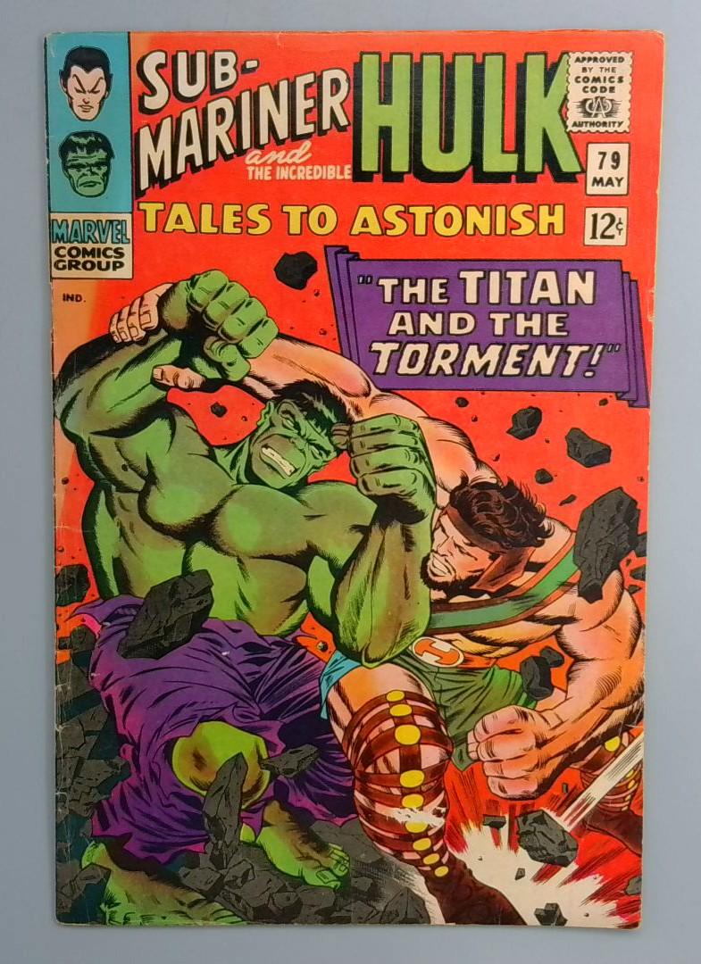 Tales to Astonish #79 VG/FN Hulk Verse Hercules Marvel 1966
