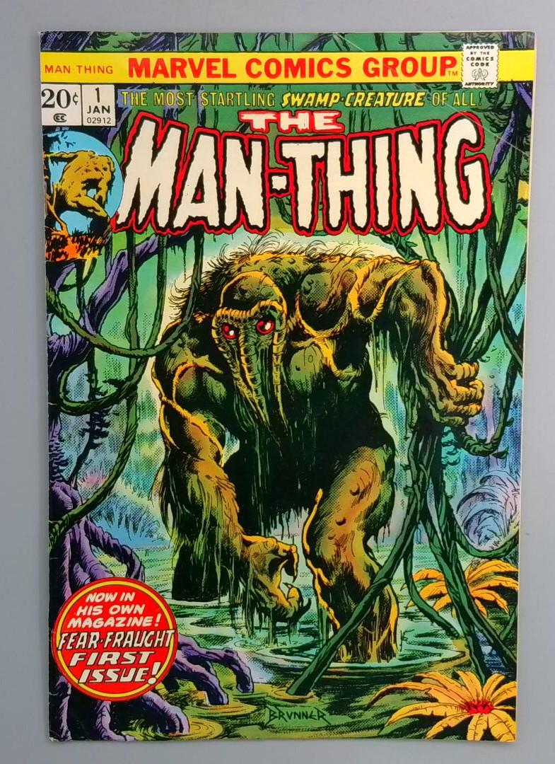 Man-Thing #1 VG- Bottom Spine Split Marvel Comics 1971