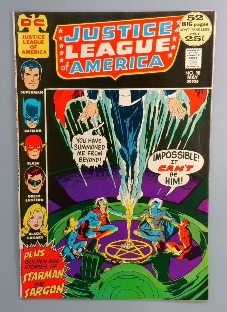 Justice League of America #98 VF Sargon the Sorcerer DC 1972