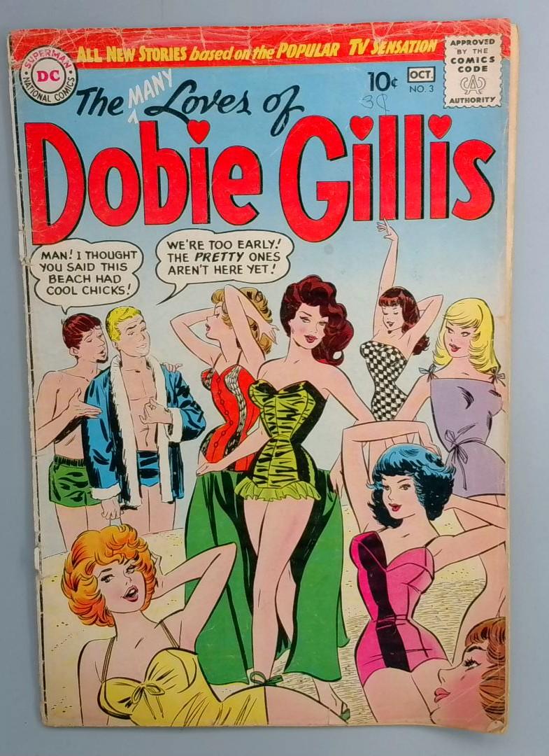 The Many Loves of Dobie Gillis #3 Detached Cover DC 1960