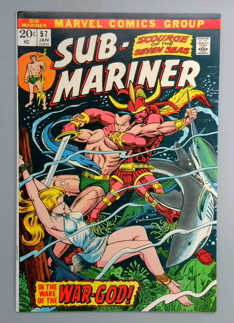 Sub-Mariner #57 VF+ 1st Silver Age Appearance of Venus Marvel 1973