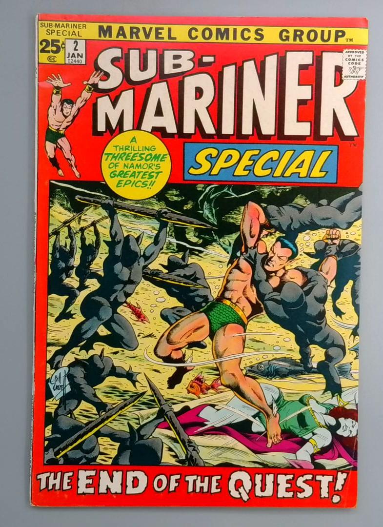 Sub-Mariner Special #2 FN 2nd Namorita Marvel Comics 1972