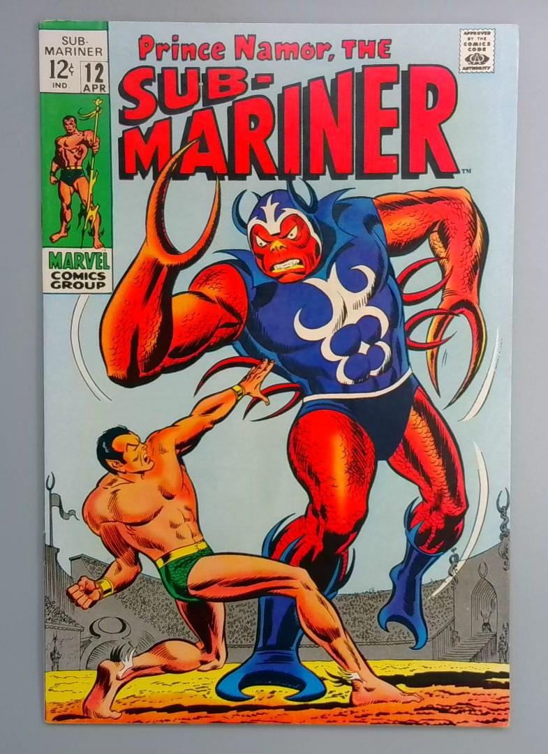 Sub-Mariner #12 VF+ Origin of the Serpent Crown Marvel 1969