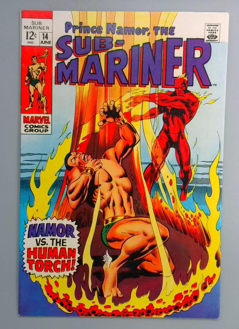 Sub-Mariner #14 VF Death of Toro Thomas Raymond Marvel 1969