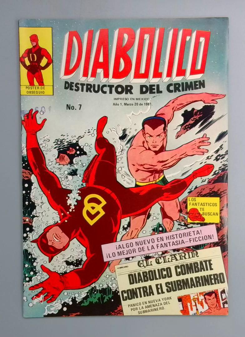 Daredevil #7 FN 1st Red Costume 🔥 RARE MEXICO VERSION 1981 🔥