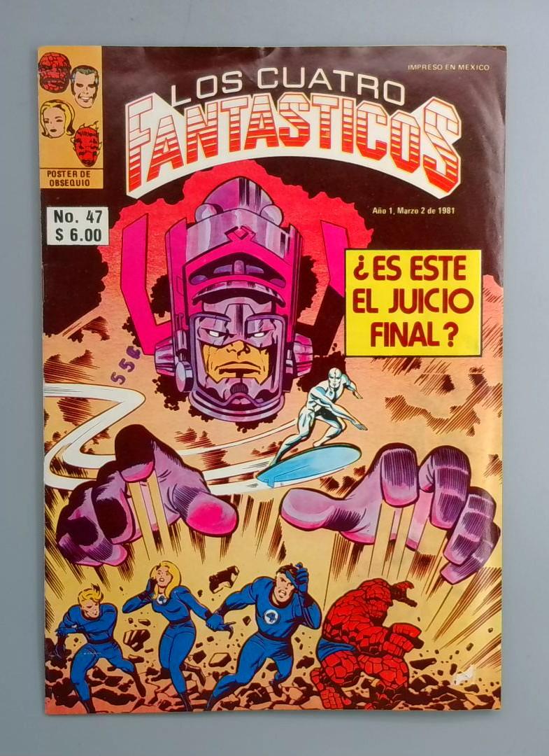 Fantastic Four #49 GD+ 1st Galactus Mexican Edition MOISTURE 1981