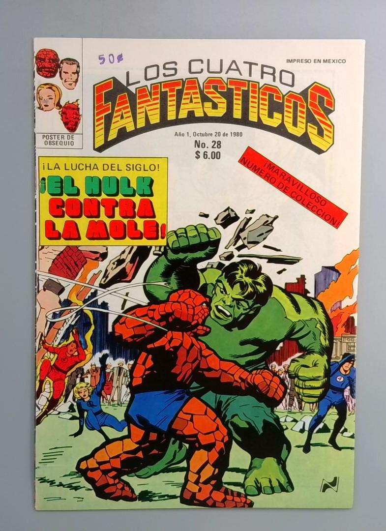 Fantastic Four #25 FN+ Los Cuatro Fantásticos #28 1980