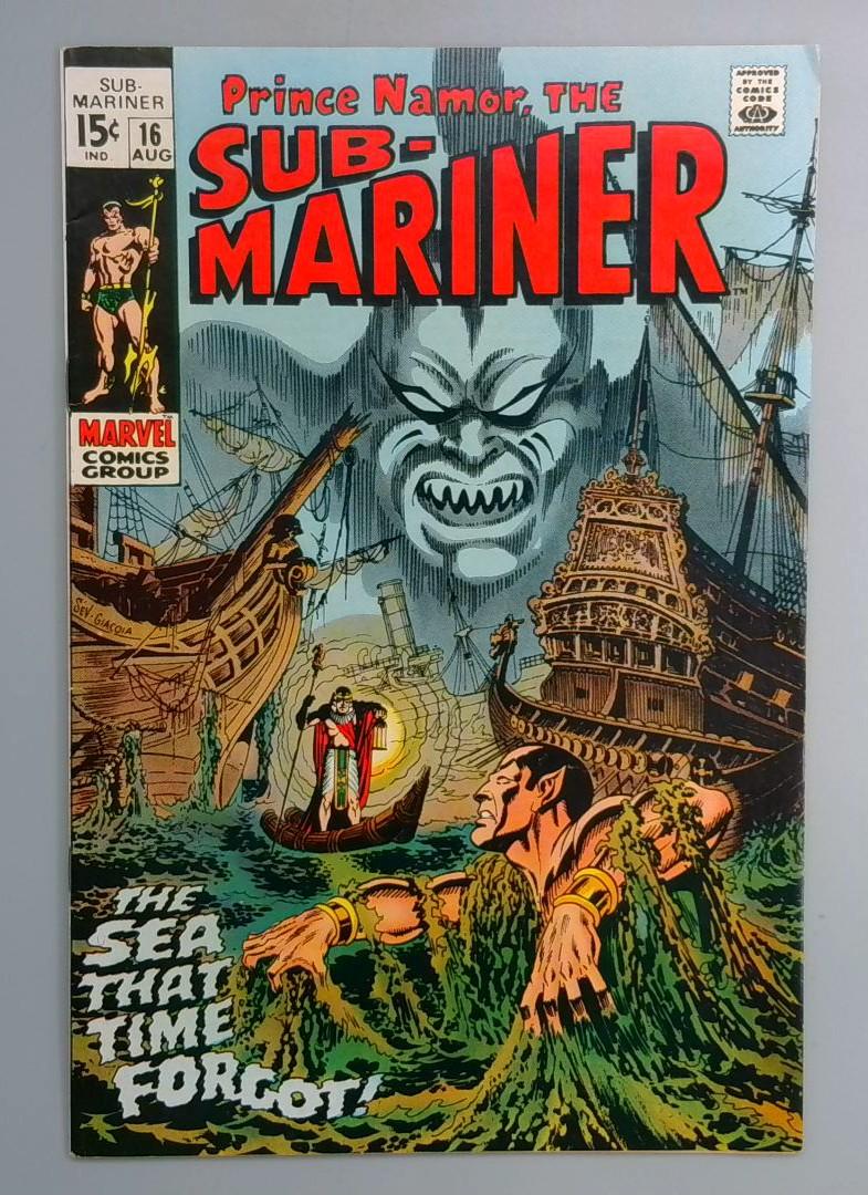 Sub-Mariner #16 VF Tiger Shark Appearance Marvel 1969