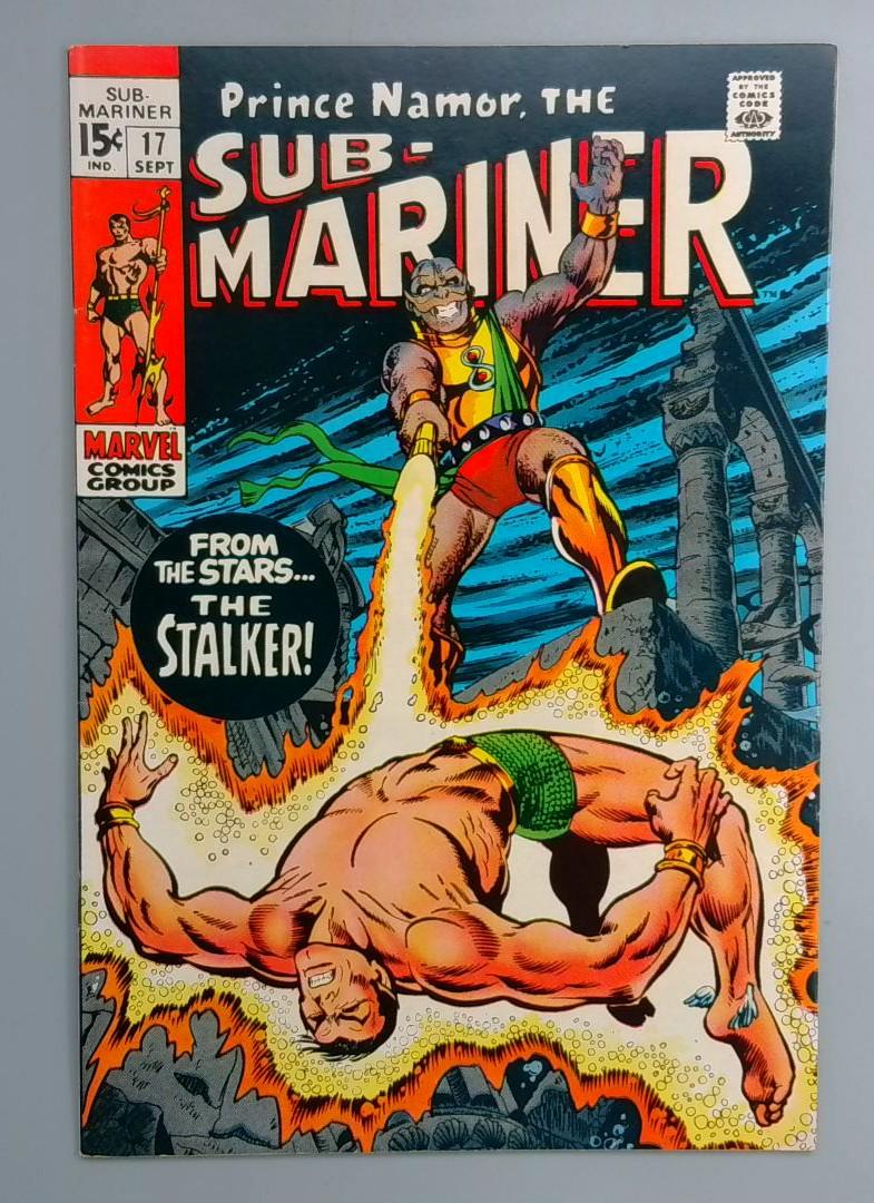 Sub-Mariner #17 VF/NM 1st Dynorr the Stalker Appearance Marvel 1969