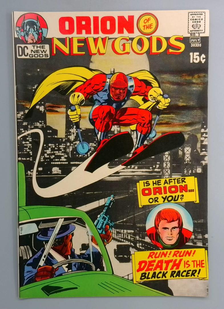 New Gods #3 VF+ 1st Appearance of Black Racer DC 1971