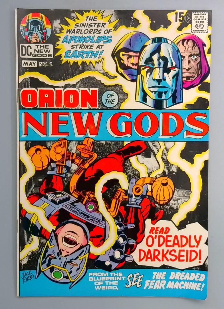 New Gods #2 VF 1st Darkseid Cover, 2nd Orion DC 1971