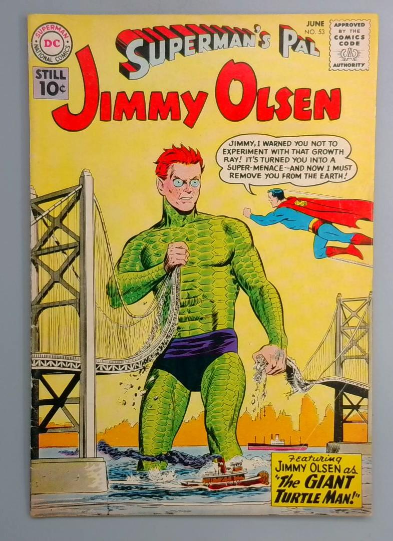 Superman's Pal Jimmy Olsen #53 VG+ Classic Cover Art by Curt Swan DC 1961
